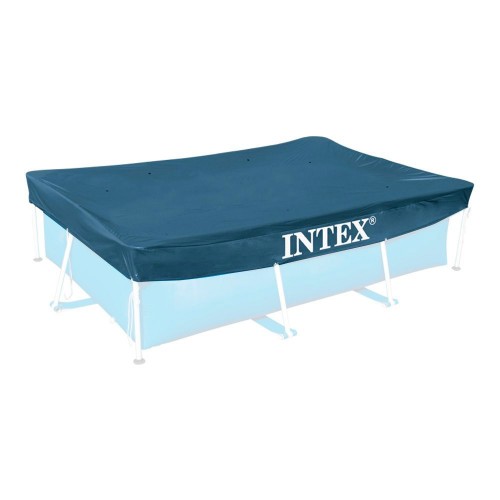 Telo Copri Piscina 400x200 cm Frame Rettangolare Fuoriterra Intex Copertura