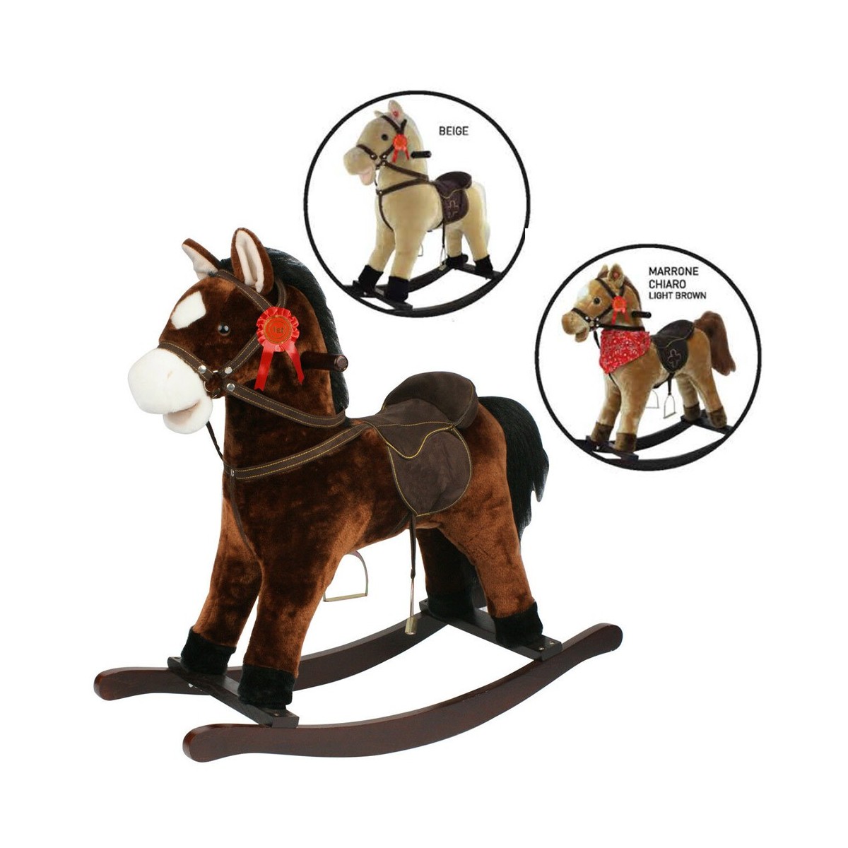 Cavallo a dondolo in legno: Un gioco moderno e senza tempo