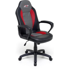 Sedia GAMING Ergonomica Reclinabile Girevole con cuscini in similpelle  (Rosso)