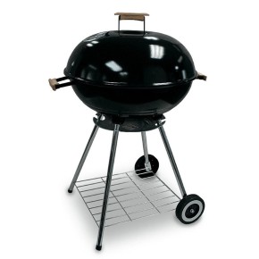 Barbecue Rotondo a Carbonella Carbone Portatile Legna BBQ con Coperchio  Griglia