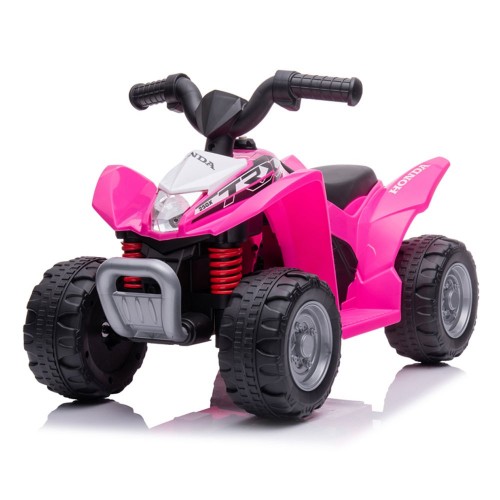 Quad Elettrico a Batteria per Bambina Rosa Macchina Cavalcabile Suoni