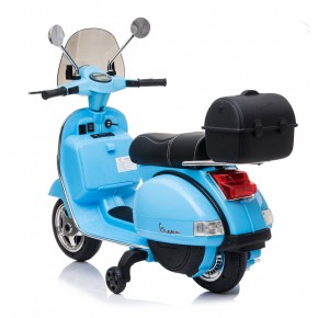 Piaggio Crema Vespa Mini con Sidecar Elettrica da Bambini a Batteria 6 V