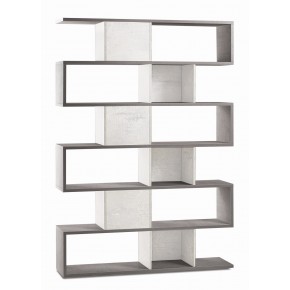 Bricopiu: Libreria scaffale multiuso con ripiani 90 X 180 X 25 cm