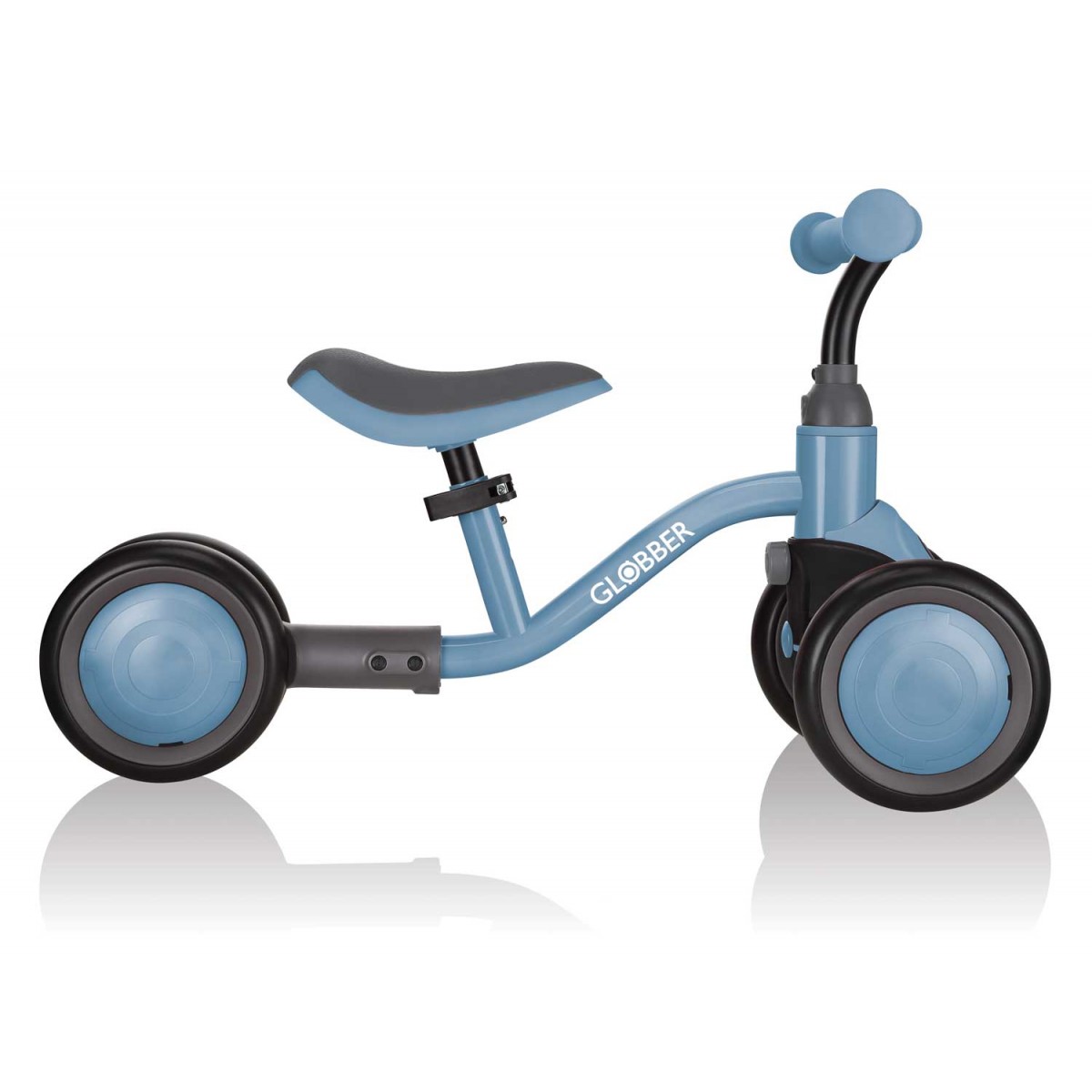 Triciclo per Bimbi Senza Pedali Bici a 3 Ruote Pedagogica Blu per Imparare