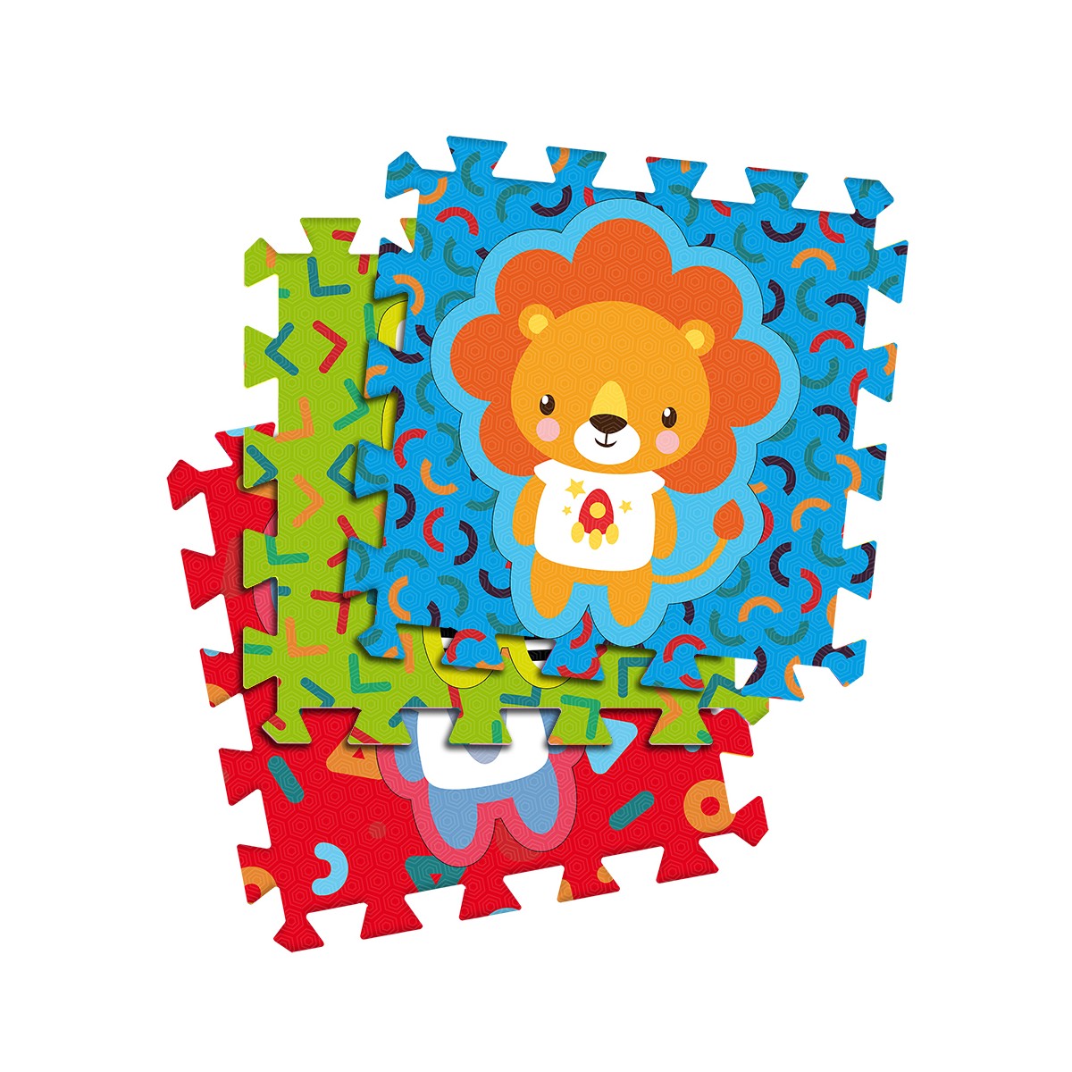 Tappeto Puzzle Per Bambini Set 60 Pz Gioco Tappetino Lettere