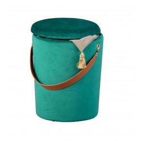 Pouf POUFF Puff PUF Tondo Arredamento Eco-Pelle POGGIAPIEDI Design