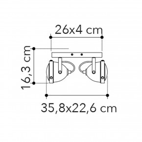 Plafoniera moderna con faretti design oro orientabile a 3 luci GL1674