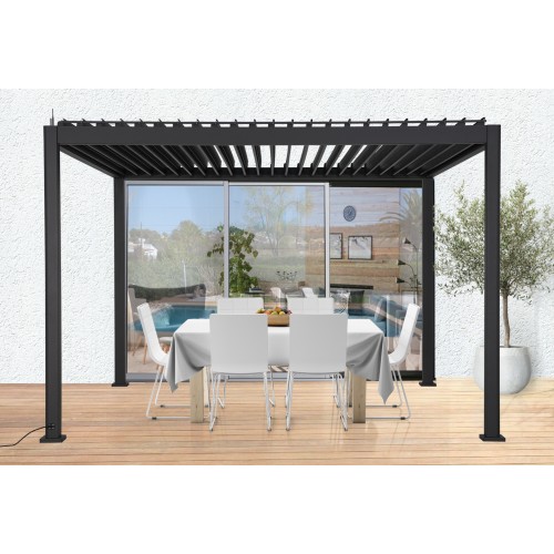 Pergola Bioclimatica 3x4 mt in Alluminio da Giardino