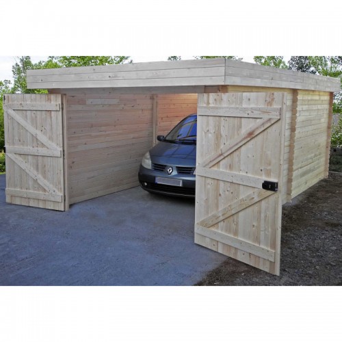 Garage in legno prefabbricato per Auto 3x6 mt