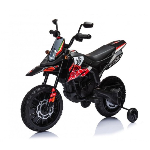 Moto Elettrica da Bambino Aprilia Motocross RX125 Blu