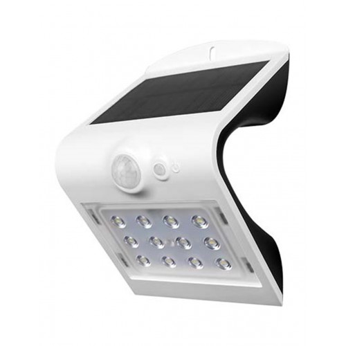 Applique solare a led con sensore 1.5W di Movimento e Crepuscolare