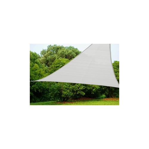 Tenda ombreggiante triangolare per Pergola 5x5x5 Bianco