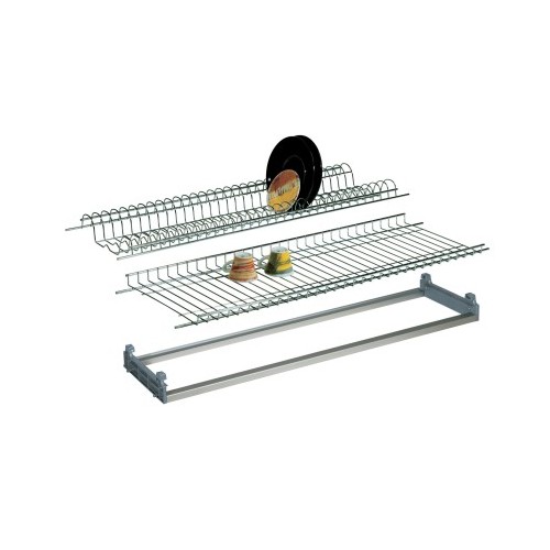 Kit scolapiatti cucina Telaio regolabile lunghezza 86 cm