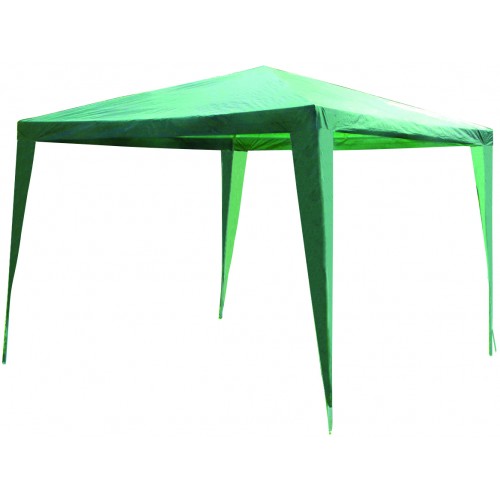 Gazebo verde da Giardino 3x3 Parasole con struttura tubolare