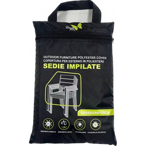 Custodia Protettiva per Sedie Impilate 68x68x120 cm