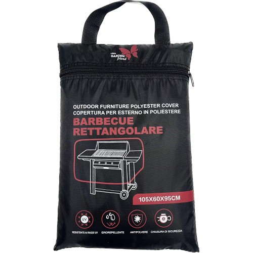 Custodia Protettiva per Barbecue Rettangolare 105x60x95 cm