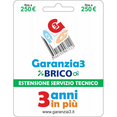 Estensione del Servizio Tecnico per 3 Anni fino a 250 Euro