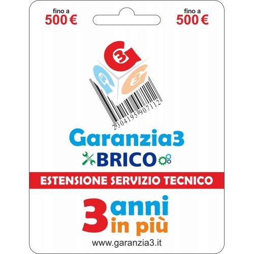 Estensione del Servizio Tecnico per 3 Anni fino a 500 Euro