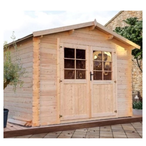 Casetta in Legno da Giardino 3x4 metri Blockhouse 28mm