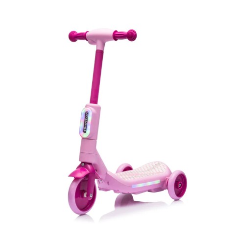 Monopattino Elettrico per Bambini Rosa Deluxe con Protezioni