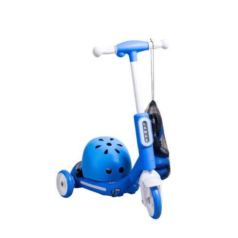 Monopattino Elettrico per Bambini Blu Deluxe con Protezioni