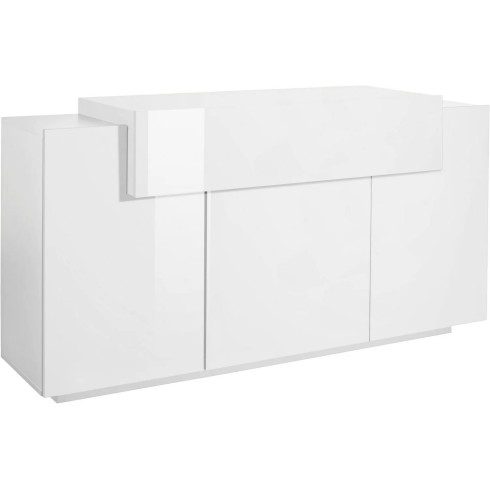 Madia Credenza 3 Ante Bianco laccato 160x45x85 cm