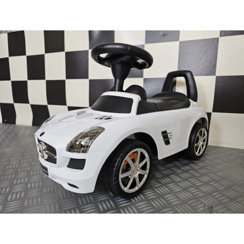 Auto Mercedes SLS Bianca Cavalcabile per Bambini