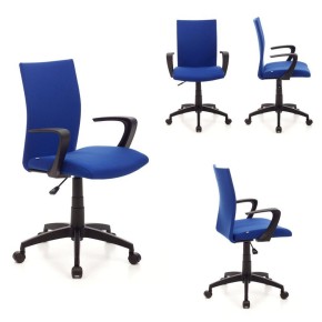 Sedia da Gaming ergonomica su ruote, Made in Italy, Poltrona da gamer  elevabile, Gaming Chair da ufficio imbottita, cm 75x55xh12