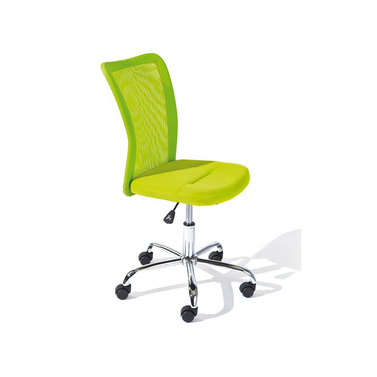 un' camera con un' verde parete e un' scrivania con un' sedia generativo ai  generato 23806511 Stock Photo su Vecteezy